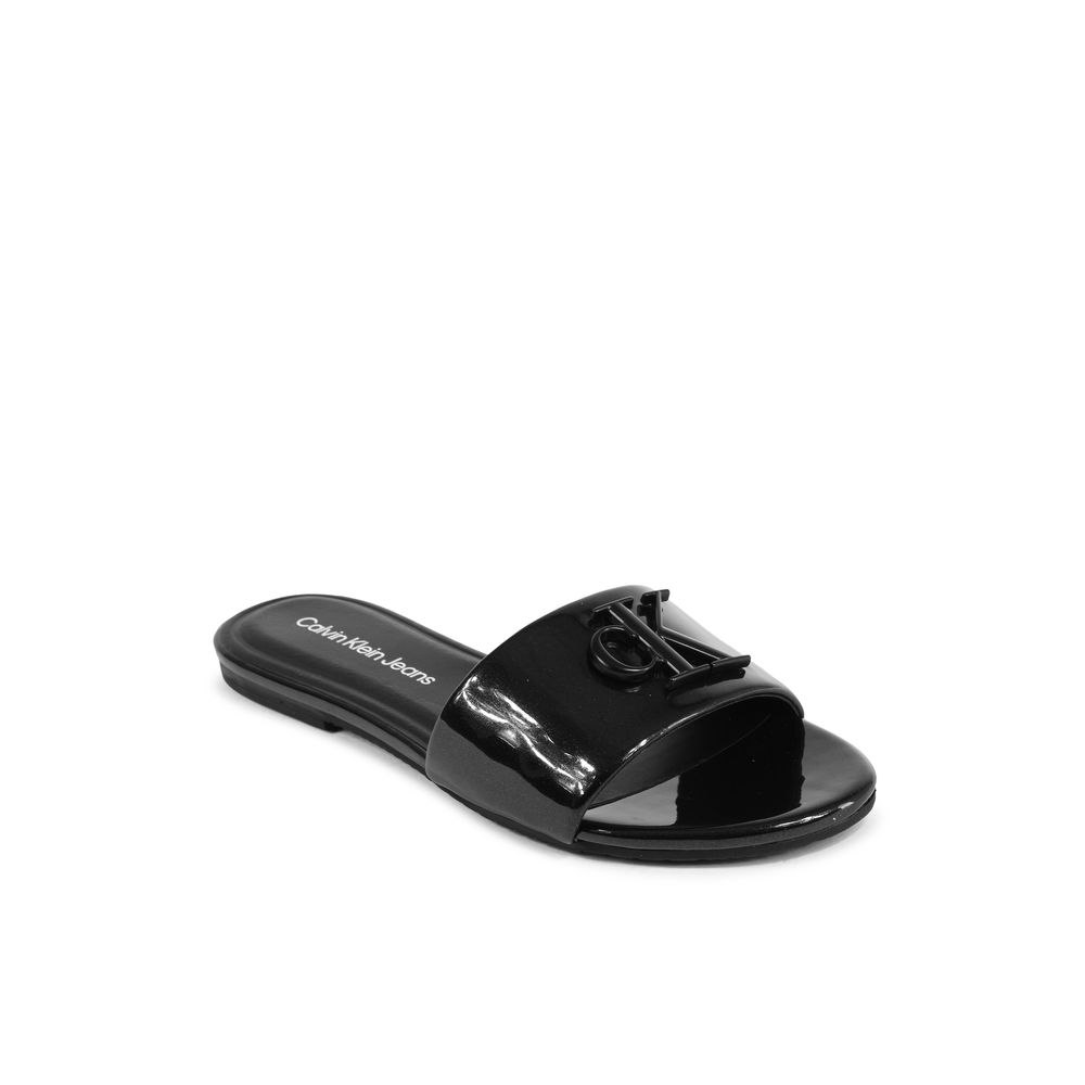 Calvin Klein Black Polyester Sandal Calvin Klein