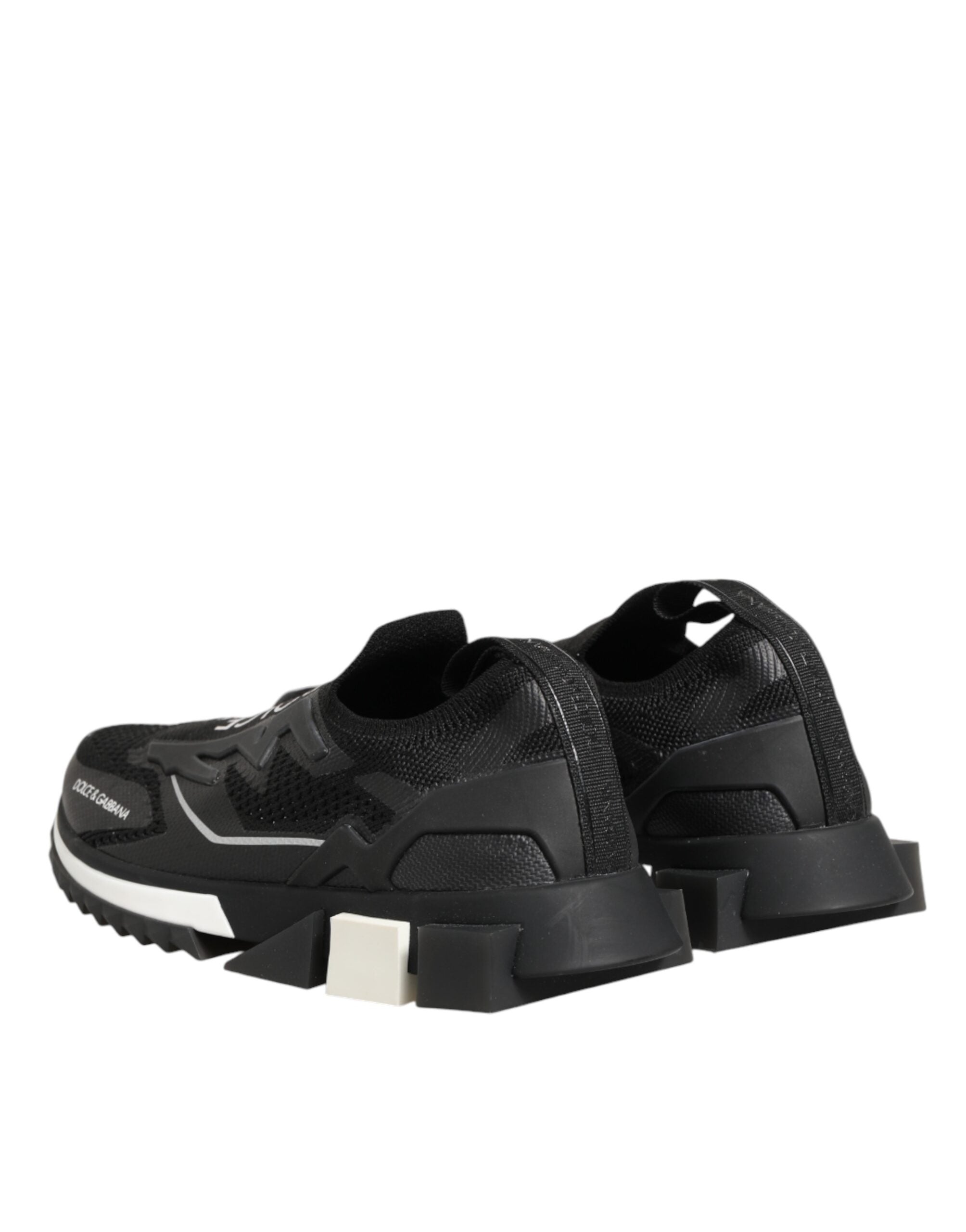 Dolce & Gabbana Black SORRENTO Sport Stretch Sneakers Shoes Dolce & Gabbana