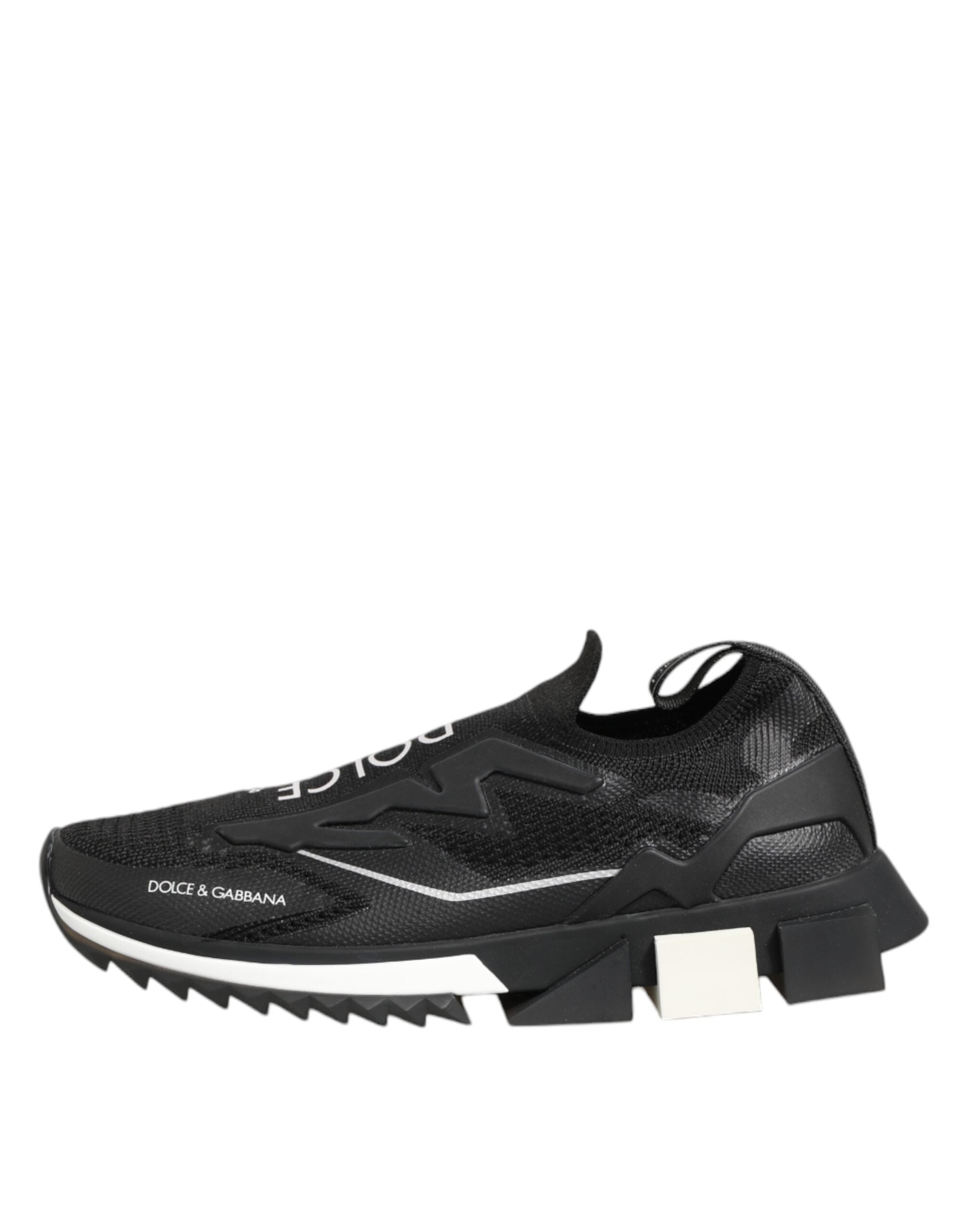 Dolce & Gabbana Black SORRENTO Sport Stretch Sneakers Shoes Dolce & Gabbana
