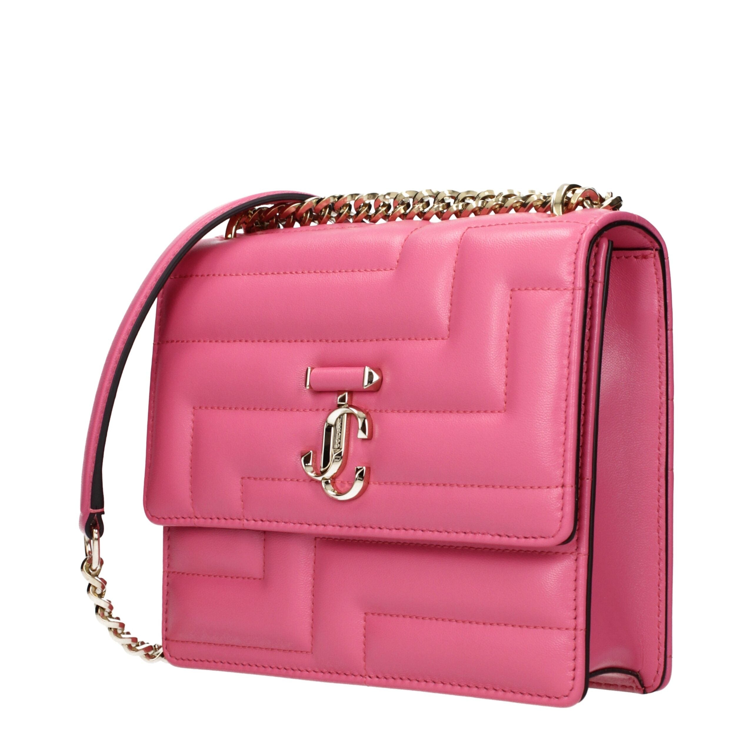 Jimmy Choo Pink Leather Shoulder Bag Jimmy Choo