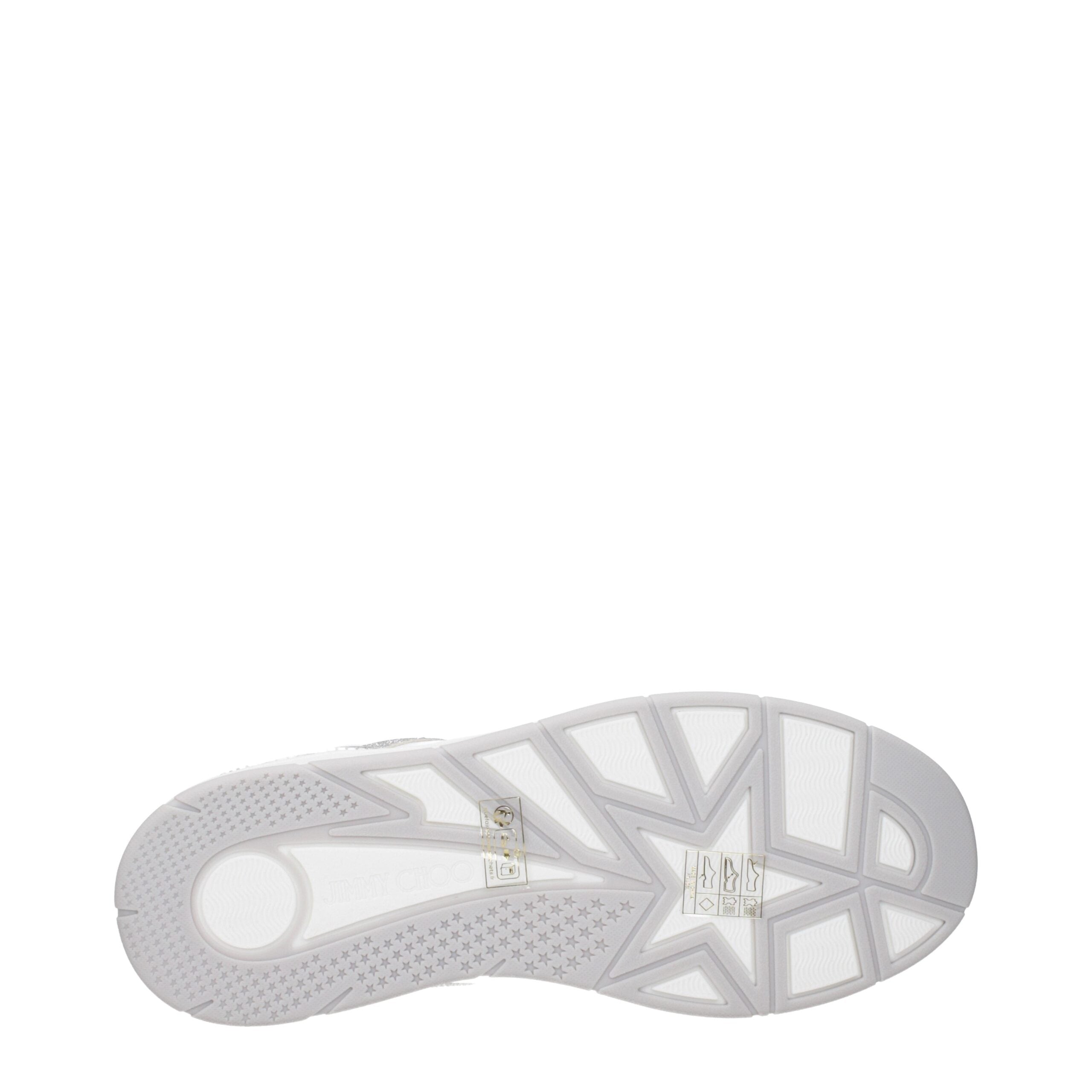 Jimmy Choo White Leather Low Top Sneakers Jimmy Choo