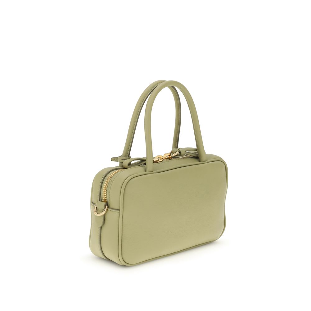Prada Green Calf Leather Bos Taurus Handbag Prada