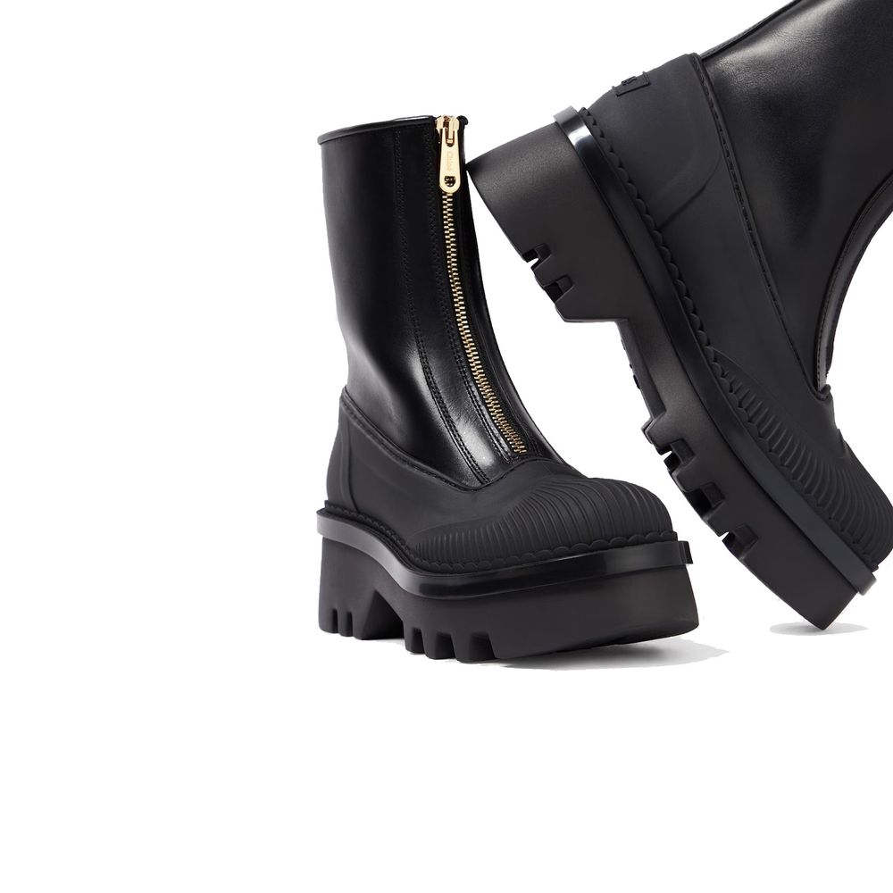 Chloé Raina Leather Boots Chloé
