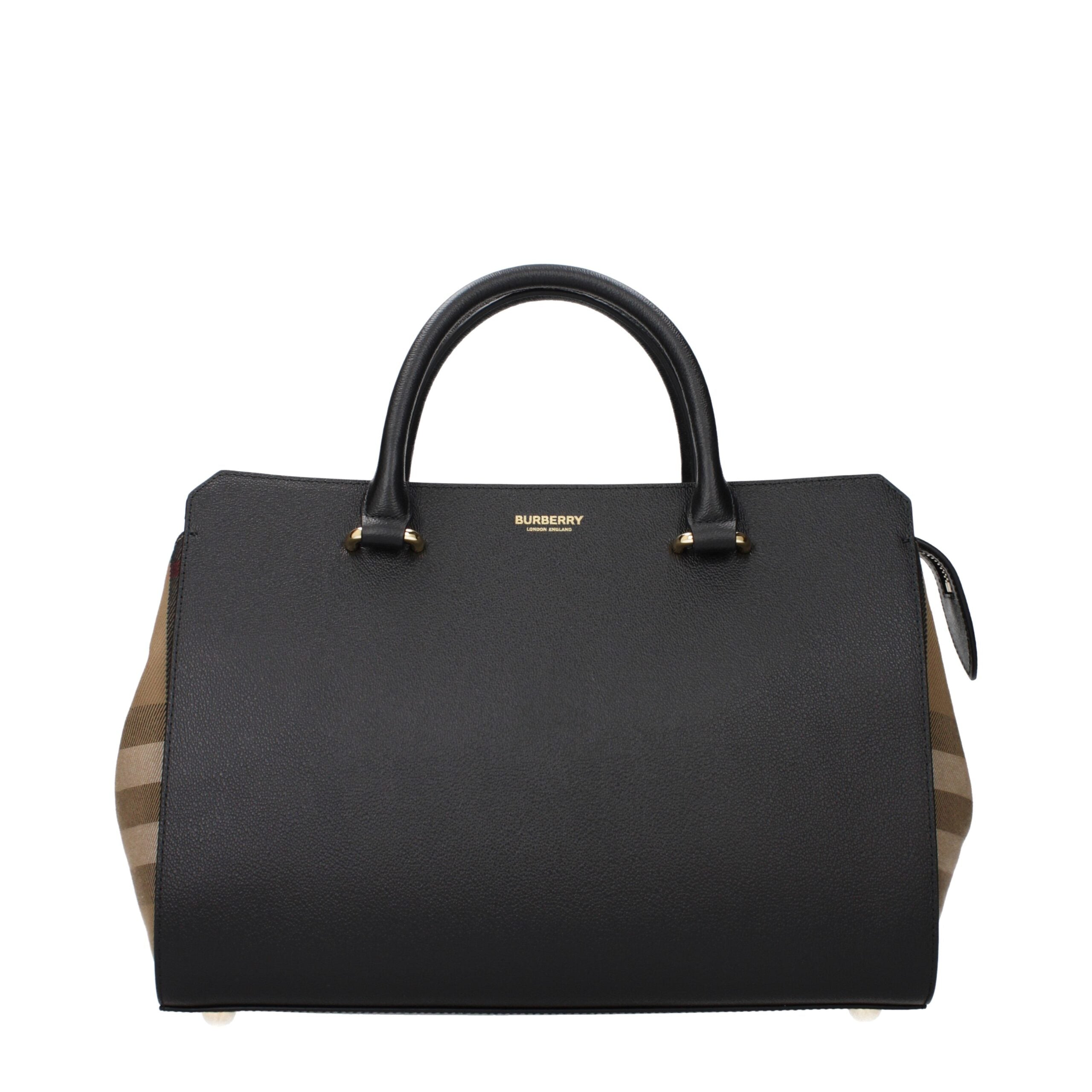 Burberry Black Leather Handbag Burberry