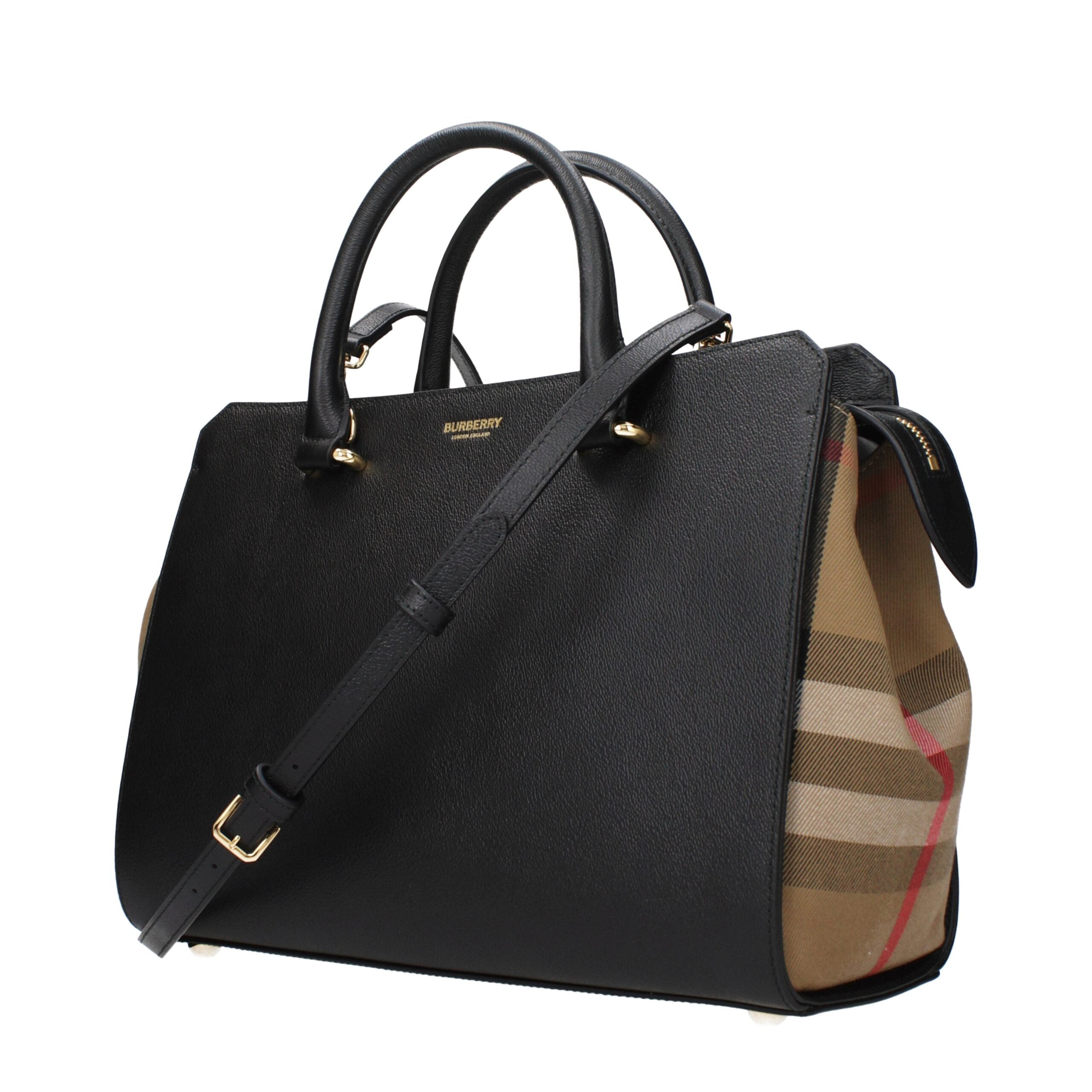 Burberry Black Leather Handbag Burberry