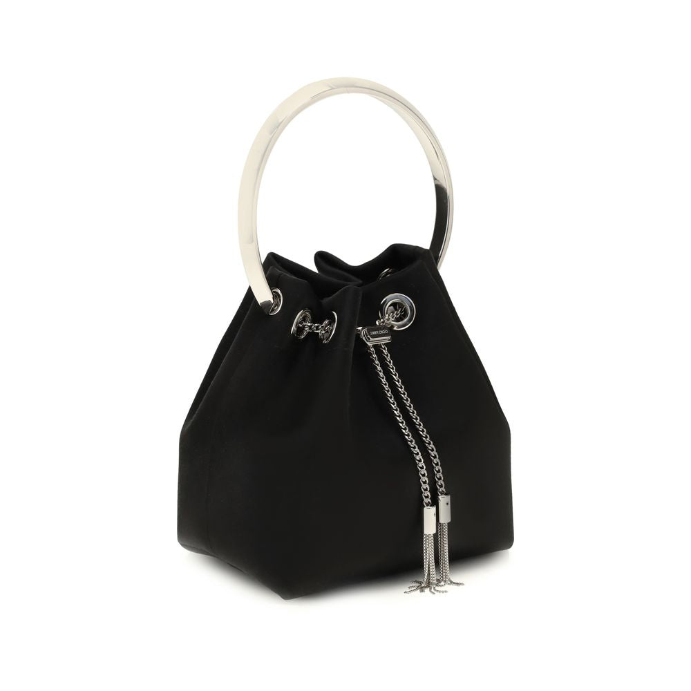 Jimmy Choo Black Silk Shoulder Bag Jimmy Choo