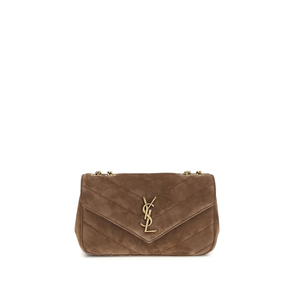 Saint Laurent Brown Calf Leather Bos Taurus Shoulder Bag Saint Laurent
