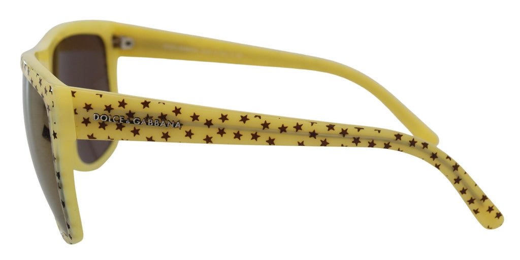 Dolce & Gabbana Yellow Stars Acetate Square Shades DG4125 Sunglasses Dolce & Gabbana