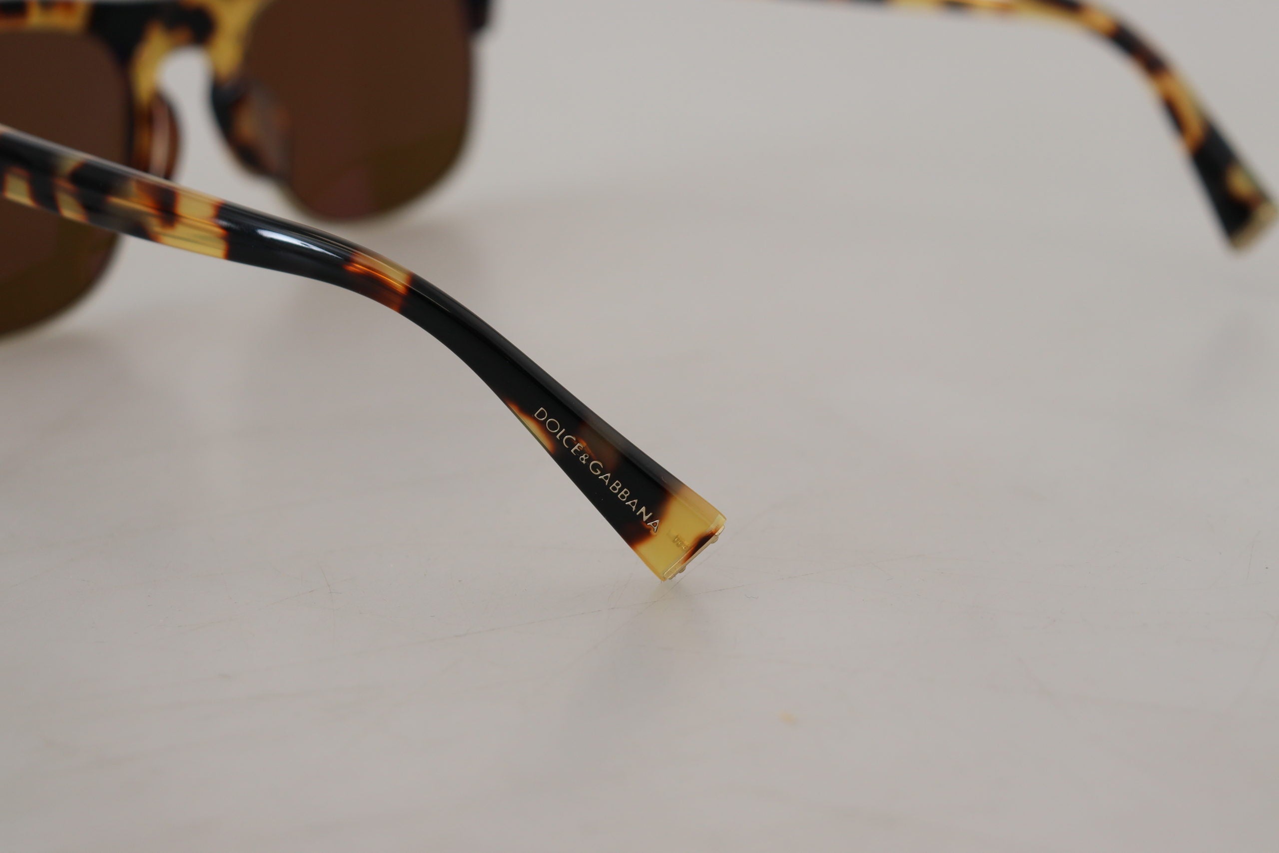 Dolce & Gabbana Brown Gold Acetate Havana DG430A Sunglasses Dolce & Gabbana