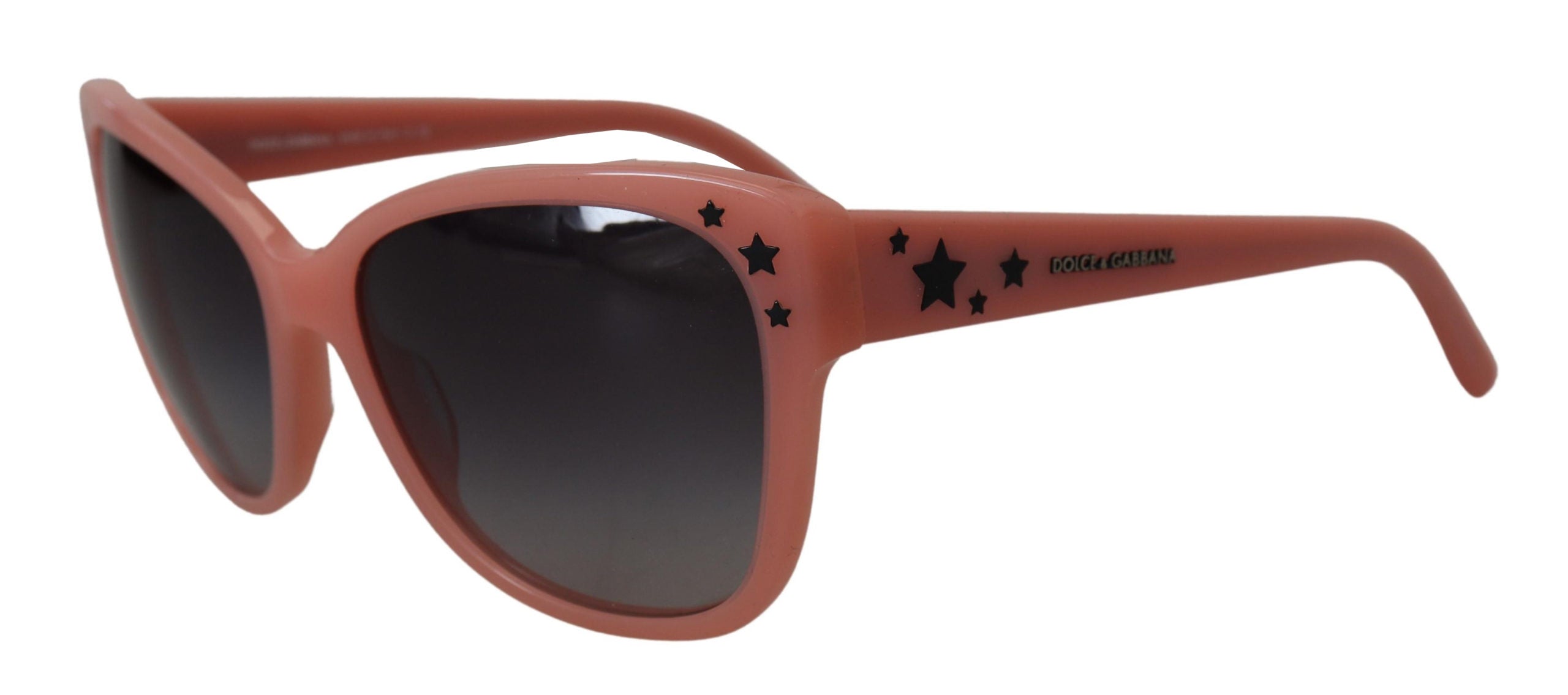 Dolce & Gabbana Pink Acetate Frame Stars Embellishment DG4124 Sunglasses Dolce & Gabbana