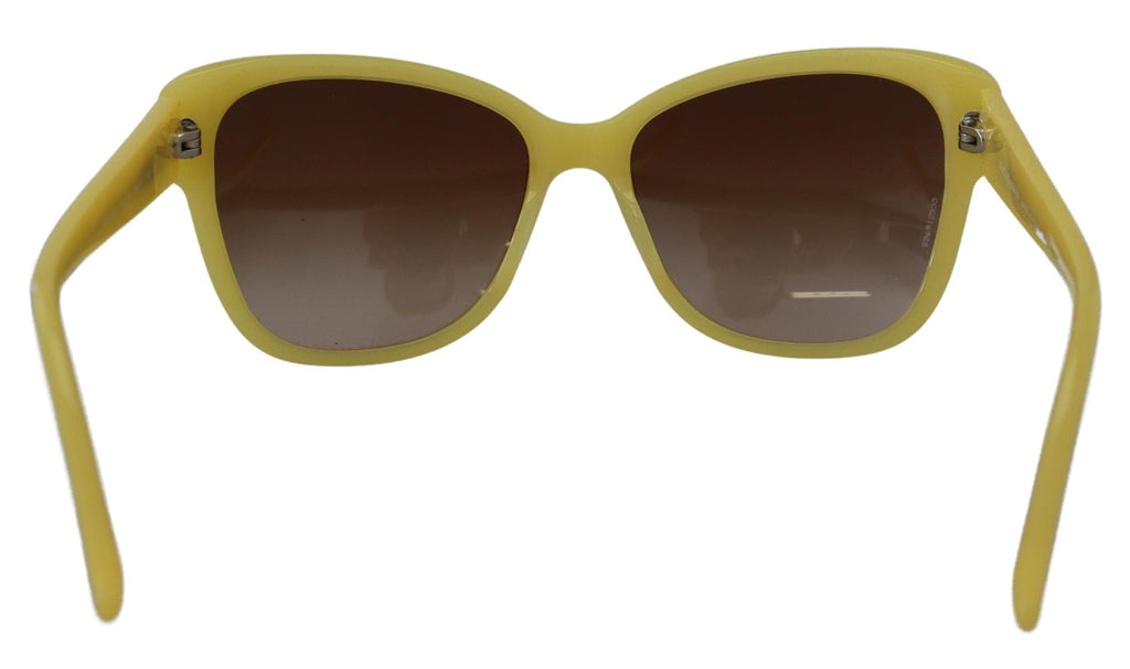 Dolce & Gabbana Yellow Acetate Frame Stars Embellishment DG4124 Sunglasses Dolce & Gabbana