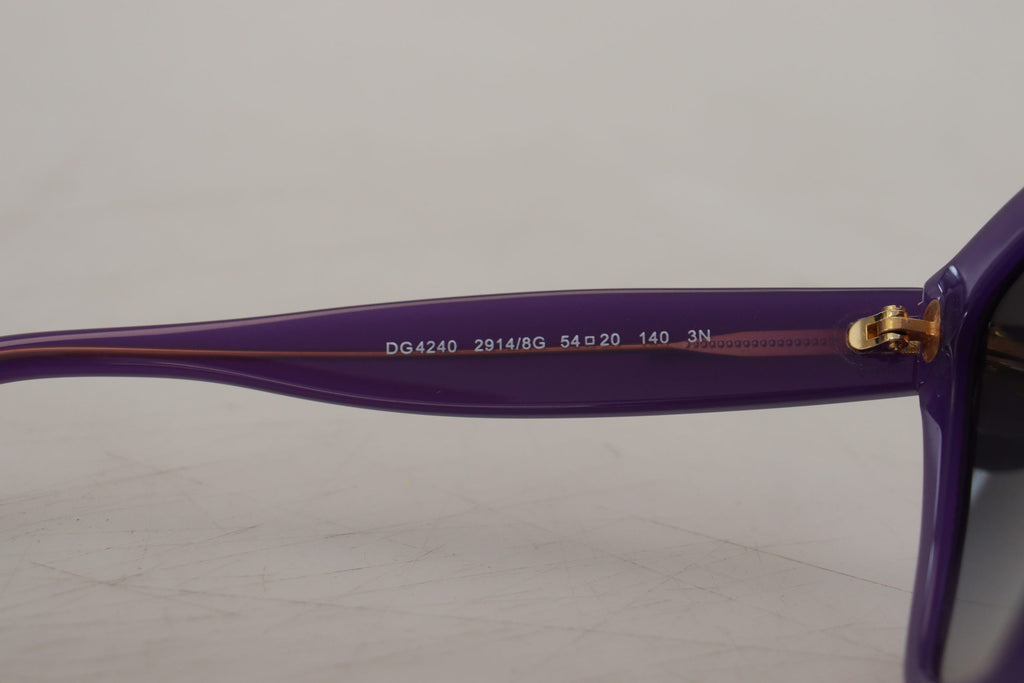 Dolce & Gabbana Purple Acetate Square Full Rim DG4240 Sunglasses Dolce & Gabbana