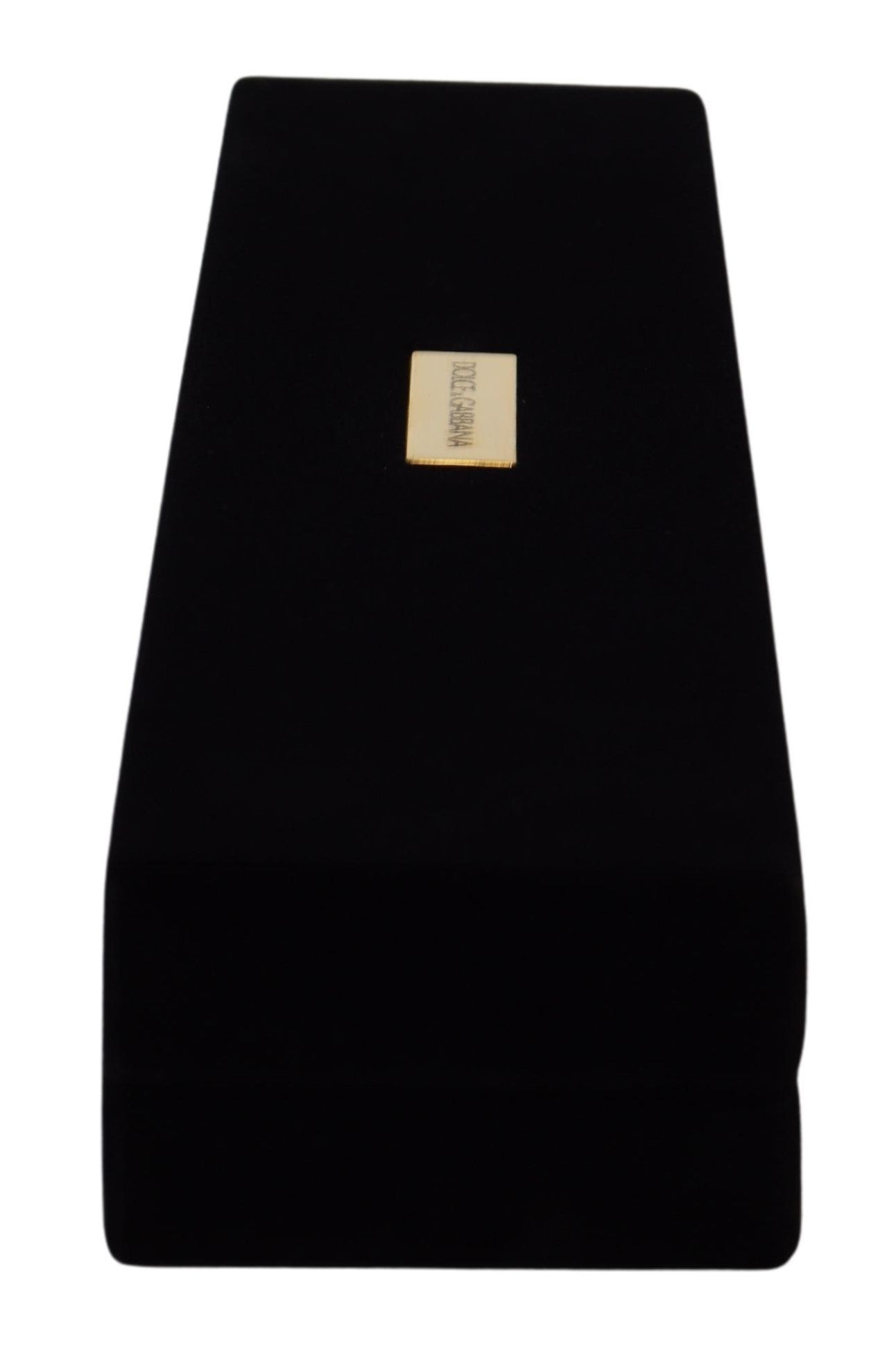 Dolce & Gabbana Black Velvet Logo Plaque Storage Bracelet Jewelry Box Dolce & Gabbana