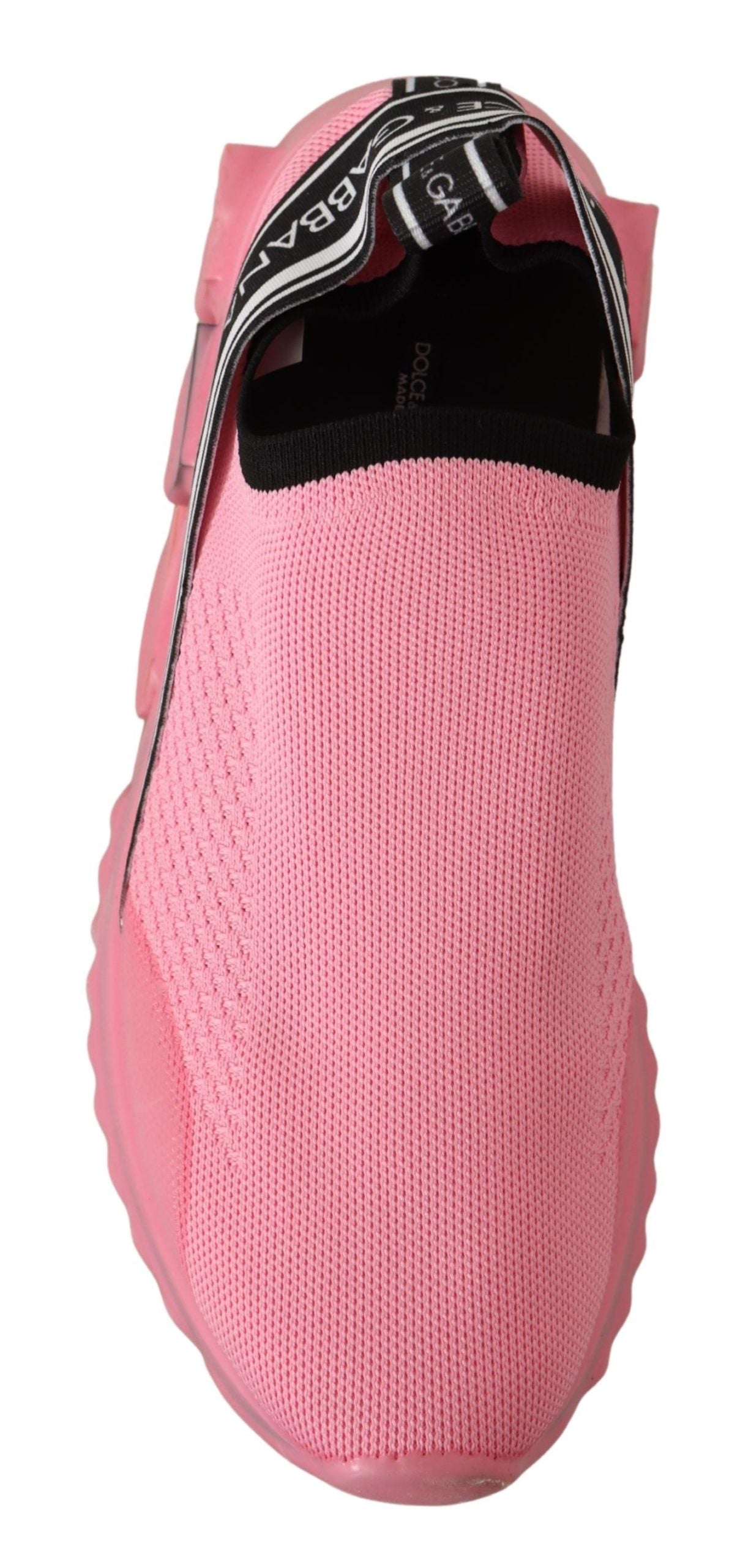 Dolce & Gabbana Pink Low Top Slip On Casual Sorrento Sneakers Dolce & Gabbana
