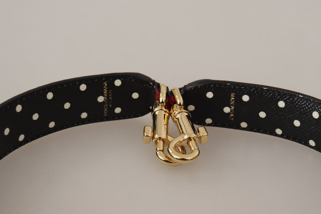 Dolce & Gabbana Red Exotic Leather Crystals Bag Shoulder Strap Dolce & Gabbana