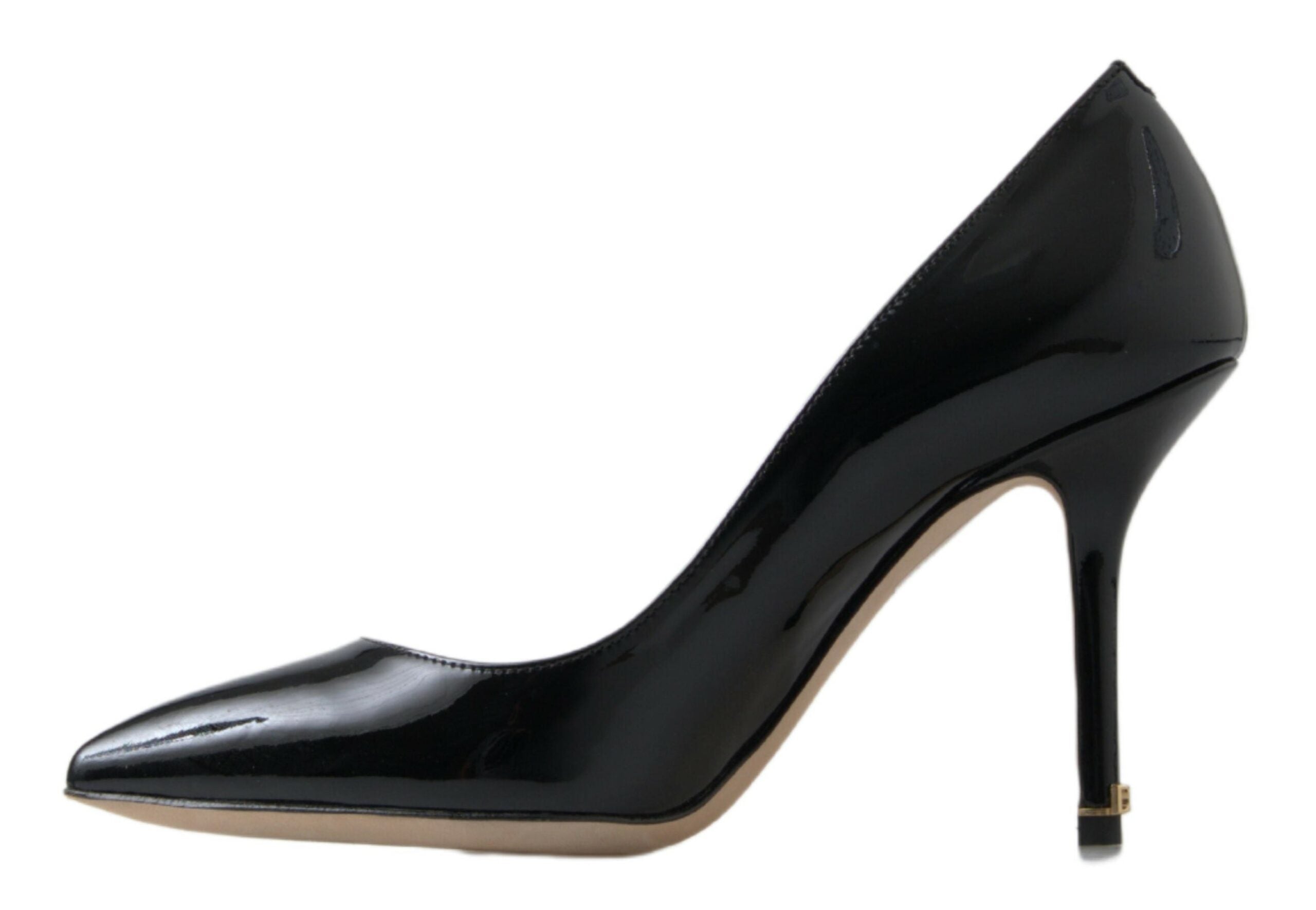 Dolce & Gabbana Black Patent Leather High Heels Pumps Shoes Dolce & Gabbana