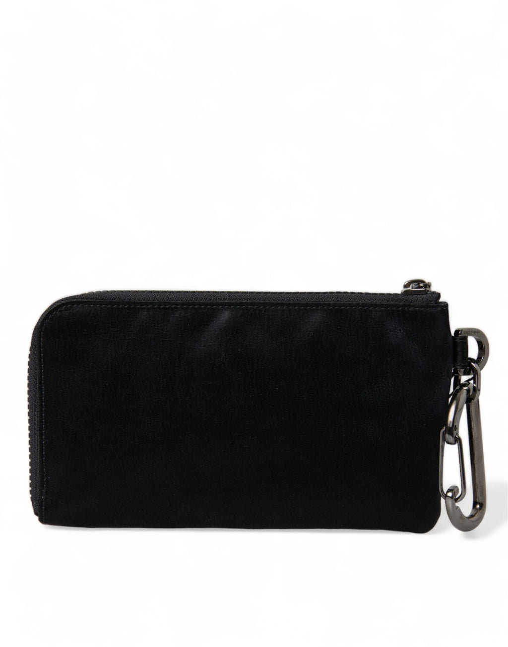 Dolce & Gabbana Black Nylon Logo Plaque Keyring Pouch Clutch Bag Dolce & Gabbana