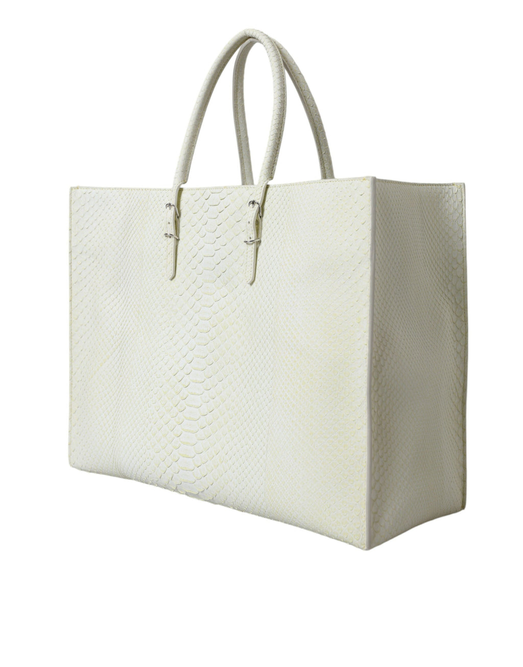 Balenciaga White Yellow Exotic Skin Leather Shopping Tote PAPIER Bag Balenciaga