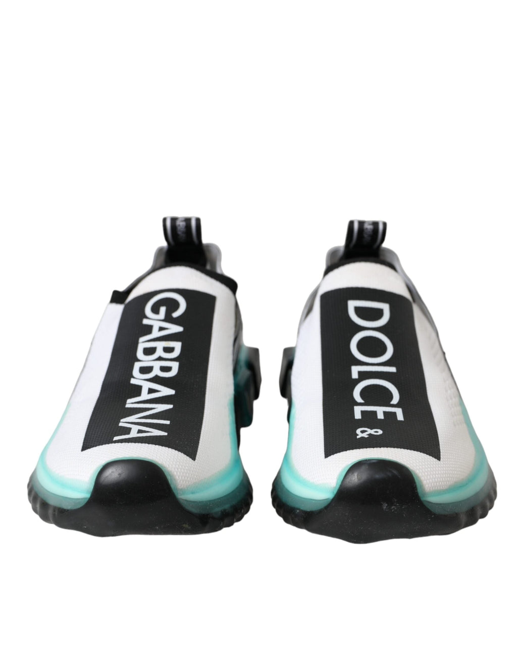 Dolce & Gabbana Black White Blue Slip On Sorrento Sneakers Shoes Dolce & Gabbana