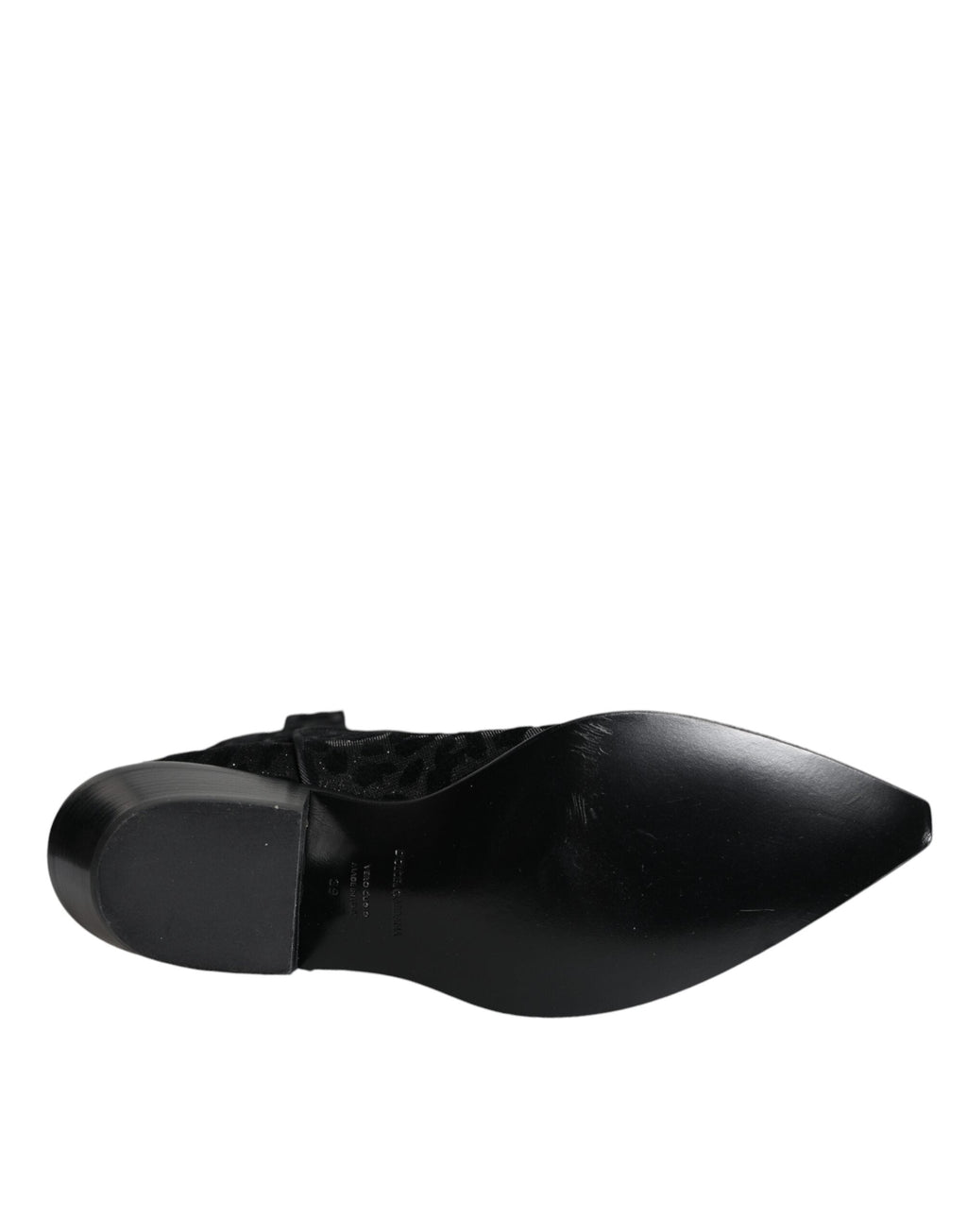 Dolce & Gabbana Black Gray Leopard Cowboy Boots Shoes Dolce & Gabbana