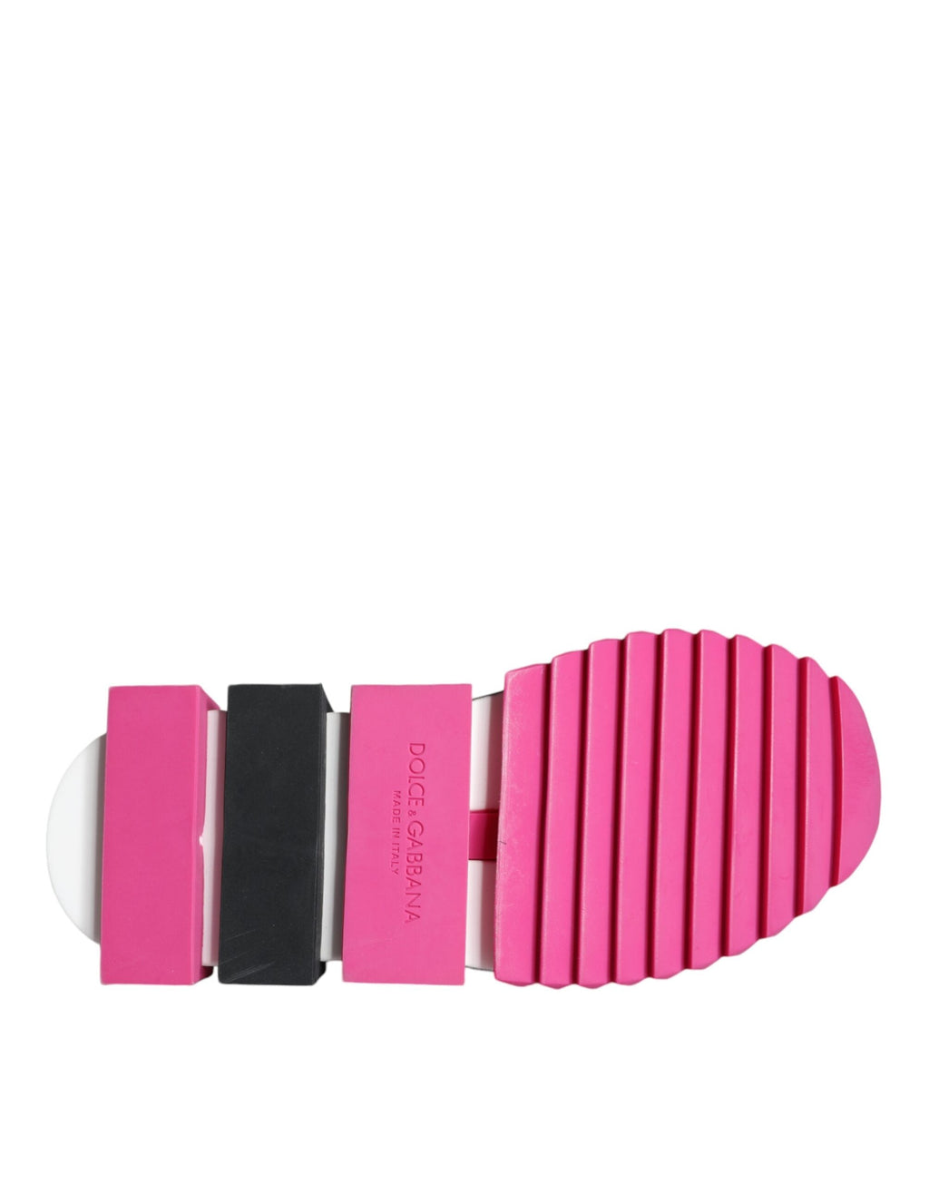 Dolce & Gabbana Pink Sorrento Crystals Low Top Sneakers Shoes Dolce & Gabbana