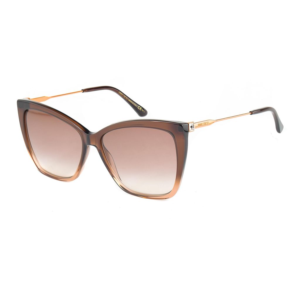 Jimmy Choo Brown Metal Sunglasses Jimmy Choo