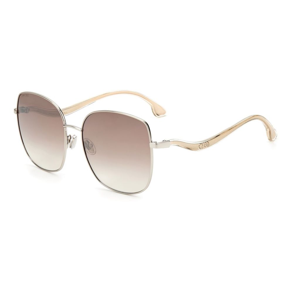 Jimmy Choo Gray Metal Sunglasses Jimmy Choo