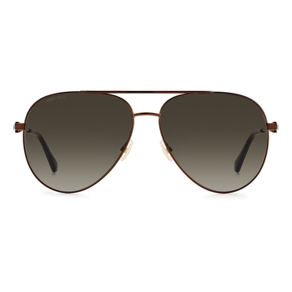 Jimmy Choo Brown Metal Sunglasses Jimmy Choo