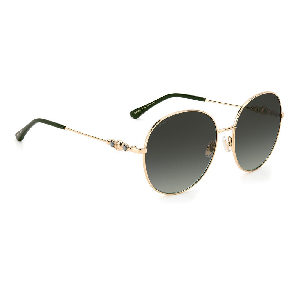 Jimmy Choo Green Stainless Steel Sunglasses - Clubmere