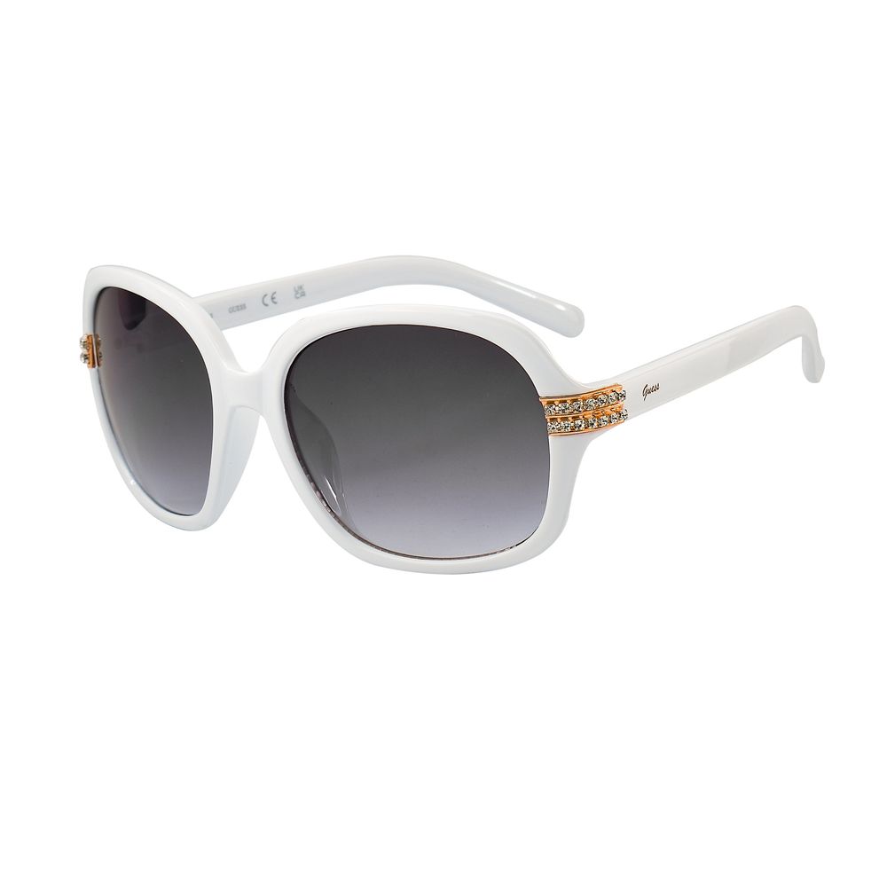 Guess White Resin Sunglasses Guess