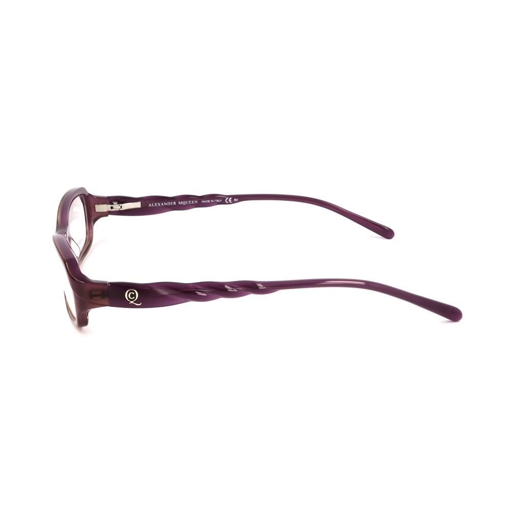 Alexander McQueen Purple Acetate Frames Alexander McQueen