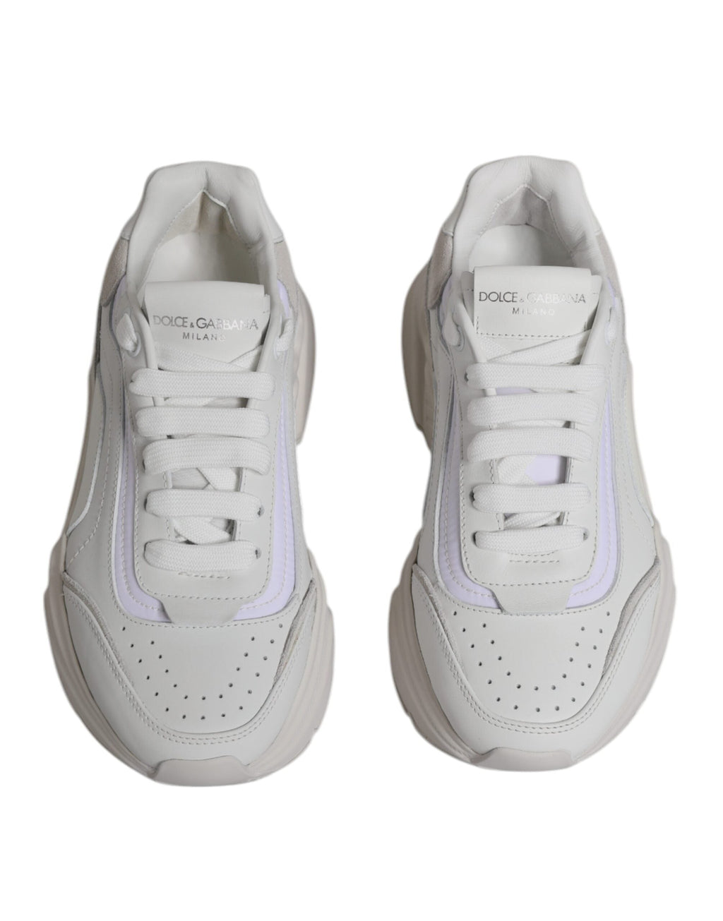 Dolce & Gabbana White Daymaster Low Top Sneakers Shoes Dolce & Gabbana