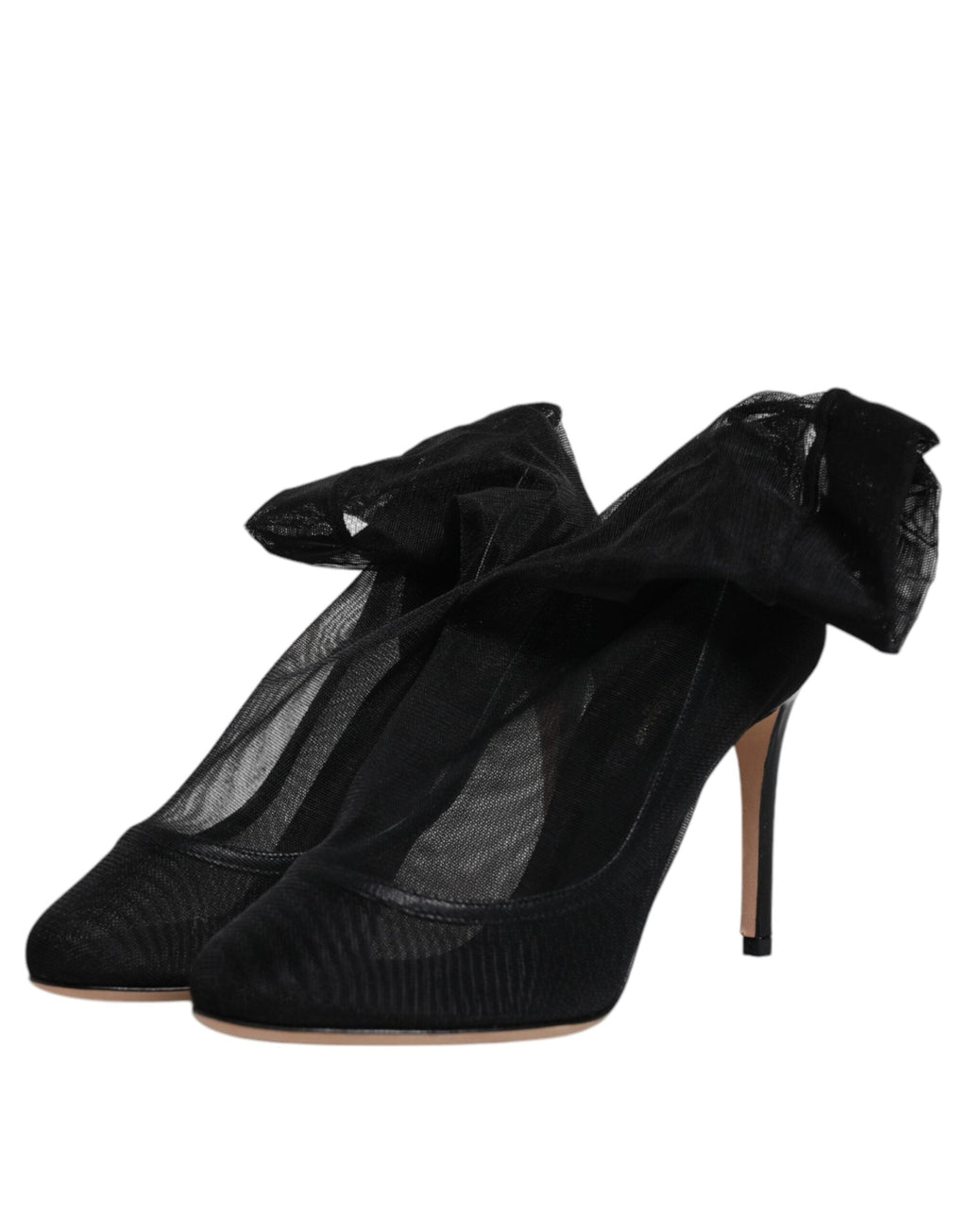 Dolce & Gabbana Black Nylon Mesh Sock Style Boots Shoes Dolce & Gabbana