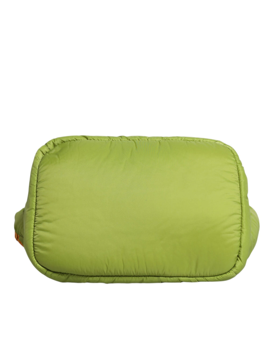 Dolce & Gabbana Green Nylon Padded Logo Plaque Tote Crossbody Bag Dolce & Gabbana