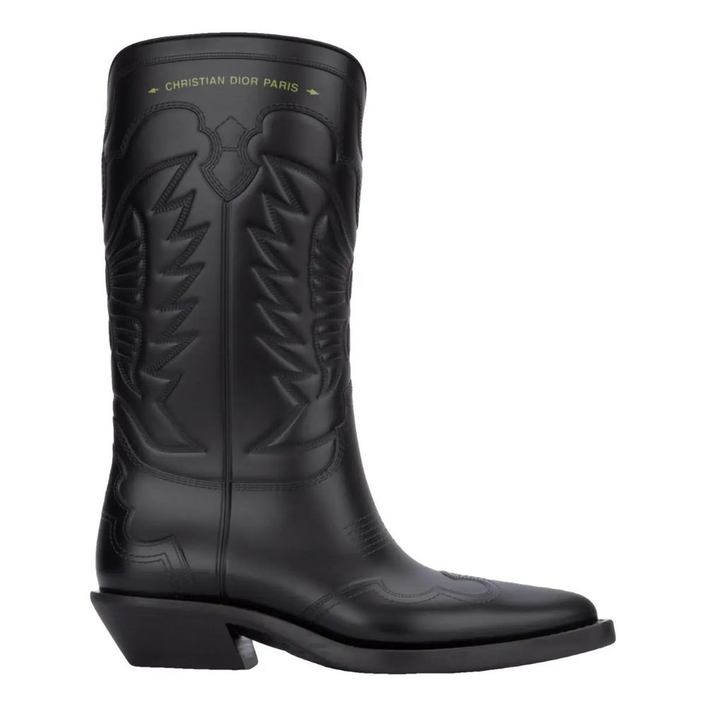 Dior Black Leather Boot Dior