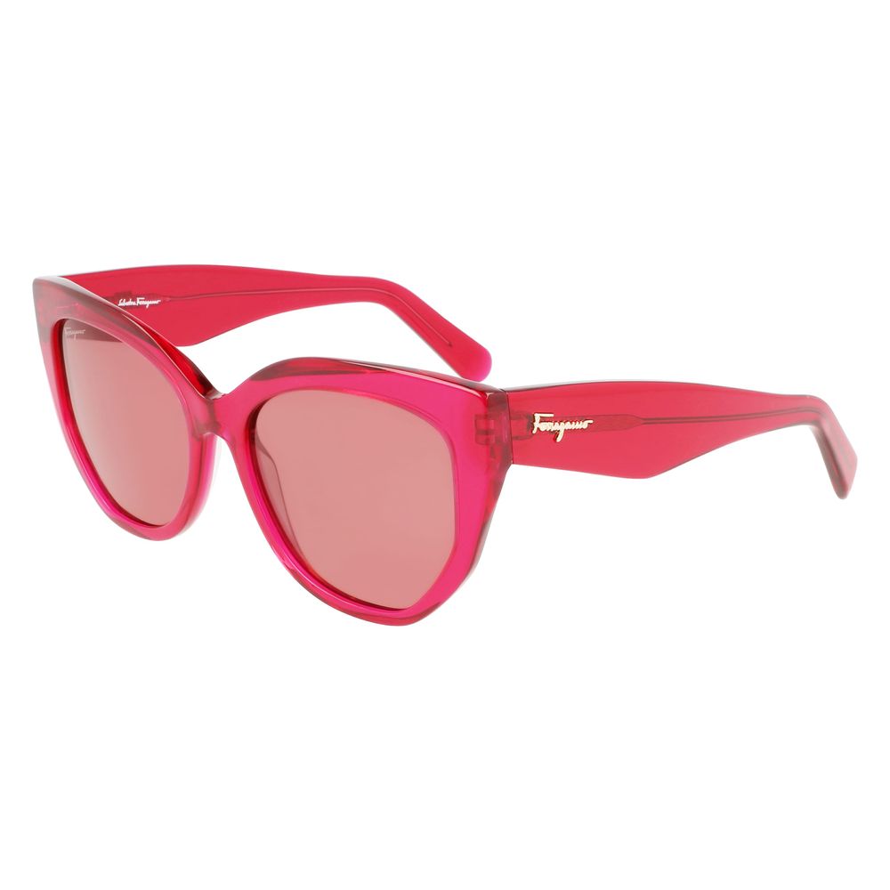 Ferragamo Red Acetate Sunglasses Ferragamo