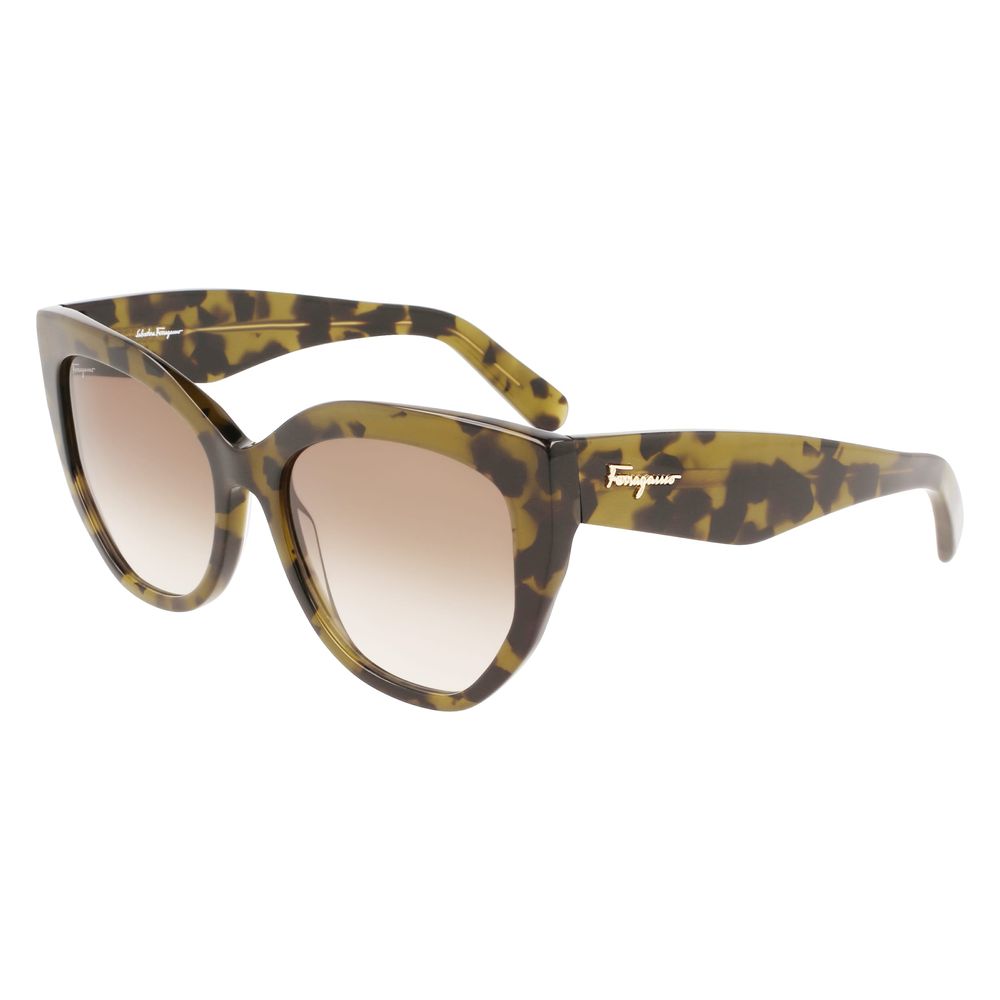 Ferragamo Brown Acetate Sunglasses Ferragamo
