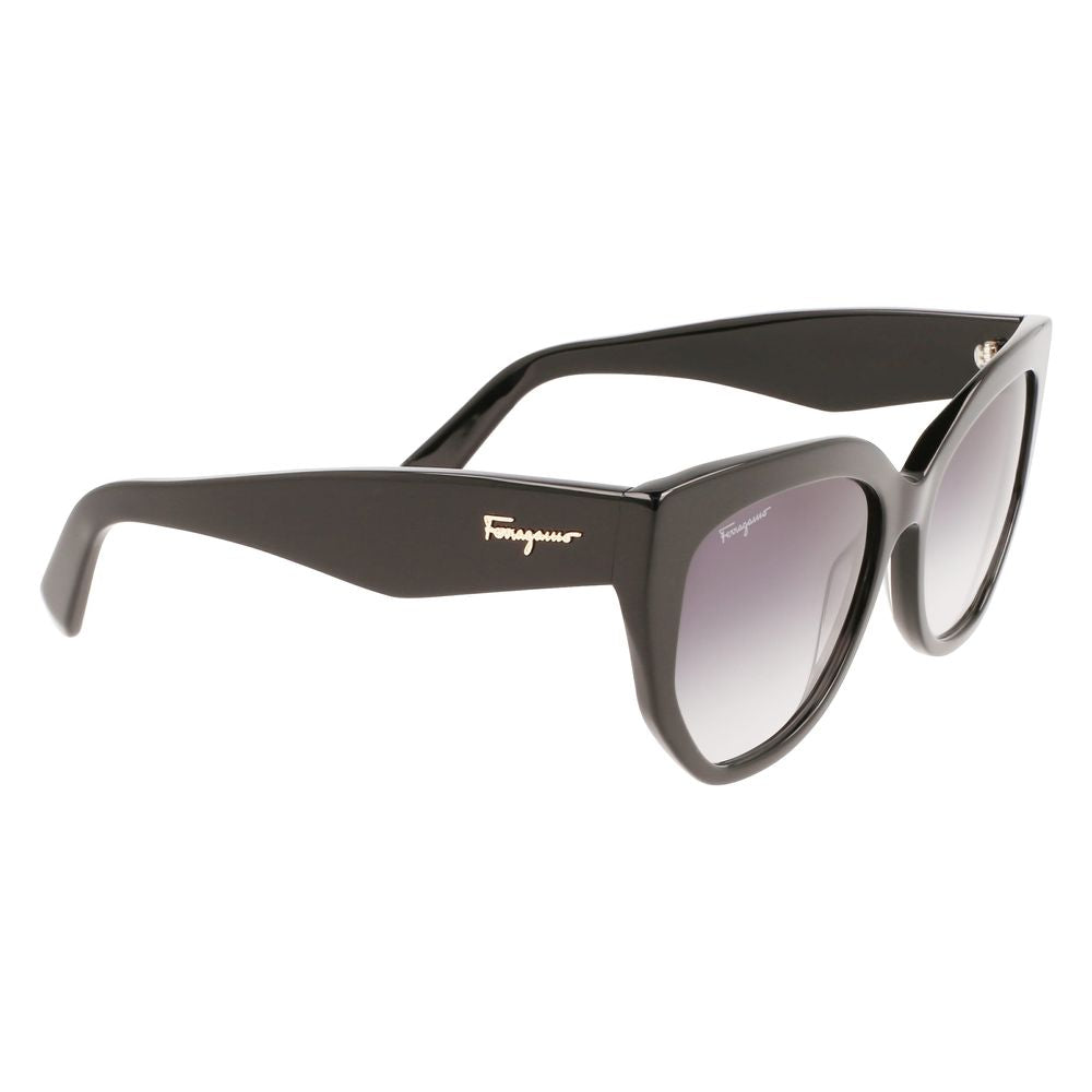 Ferragamo Black Acetate Sunglasses Ferragamo