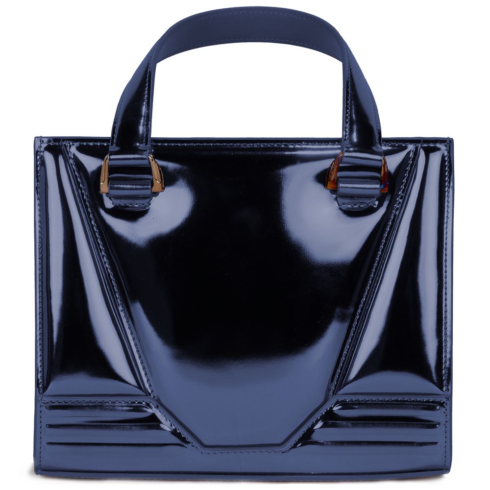 Ferrari Blue Leather Handbag Ferrari