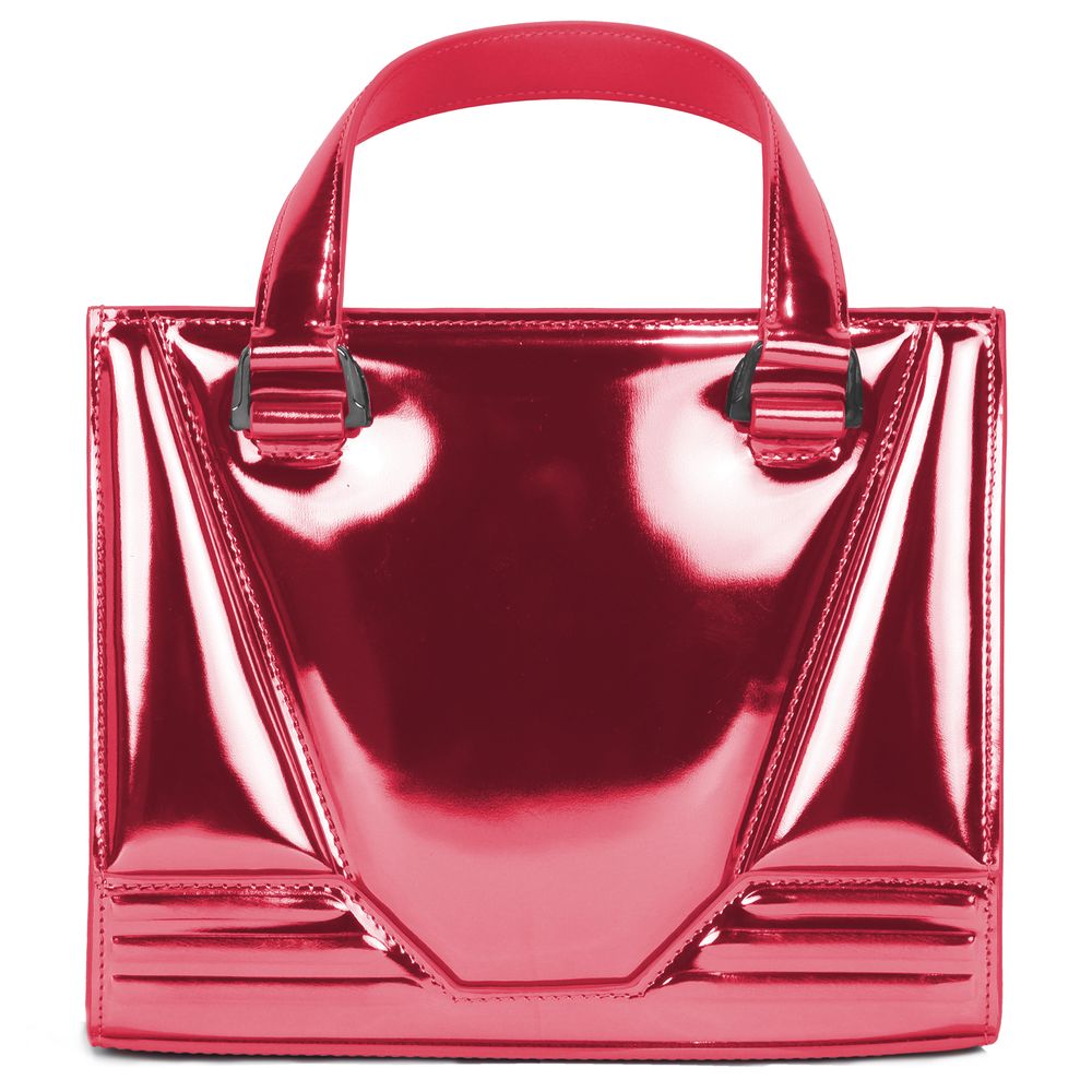 Ferrari Fuchsia Leather Handbag Ferrari