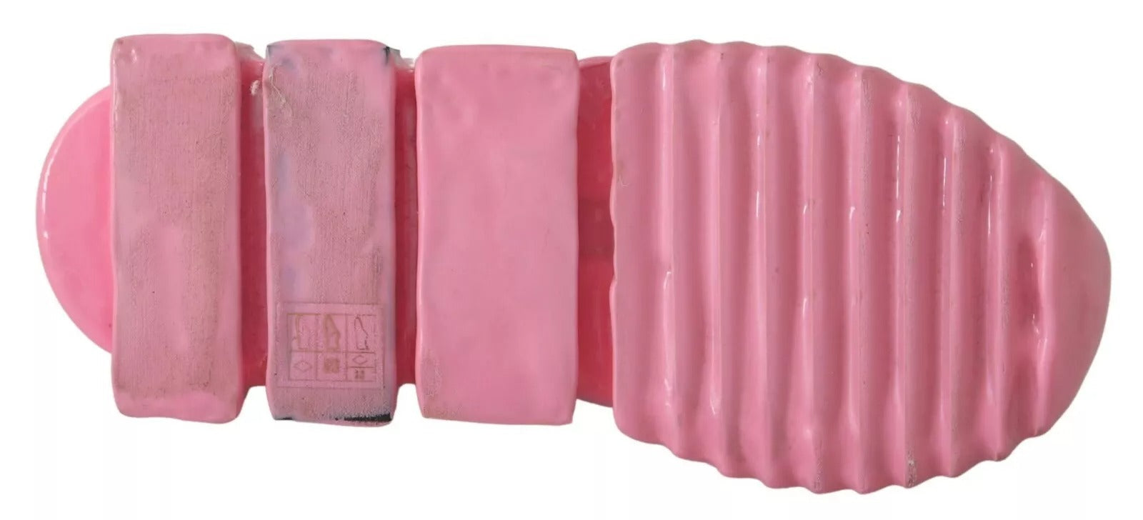 Dolce & Gabbana Pink Low Top Sorrento Sneakers Slip On Casual Shoes Dolce & Gabbana