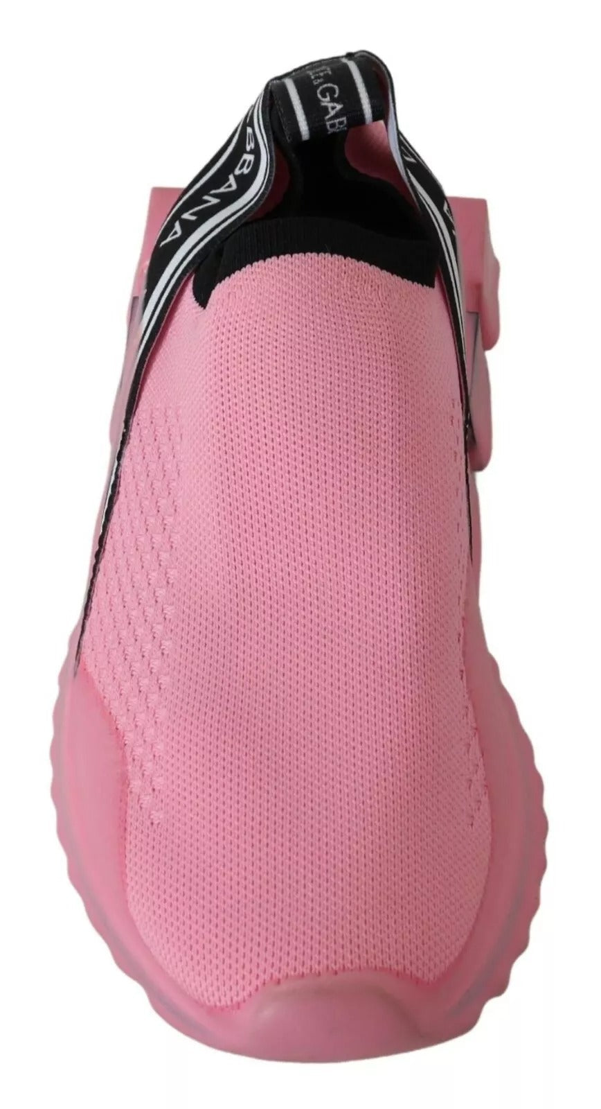 Dolce & Gabbana Pink Low Top Sorrento Sneakers Slip On Casual Shoes Dolce & Gabbana