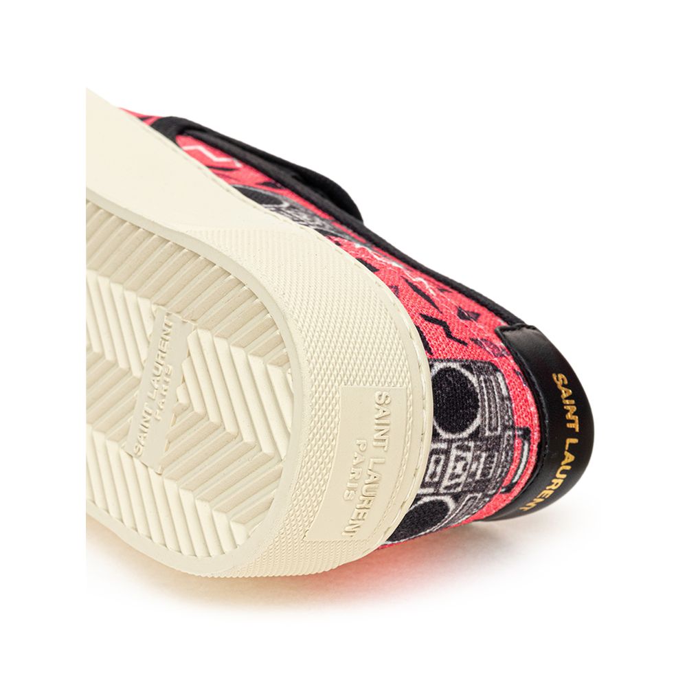 Saint Laurent Pink Cotton Sneaker Saint Laurent