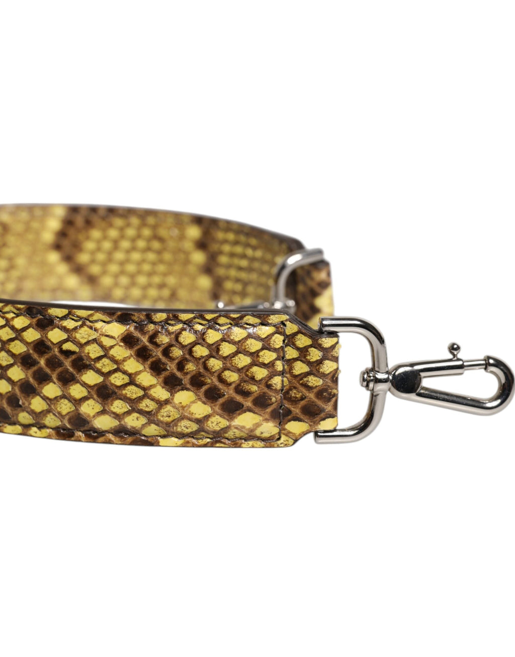 Dolce & Gabbana Yellow Exotic Leather Bag Shoulder Strap Dolce & Gabbana