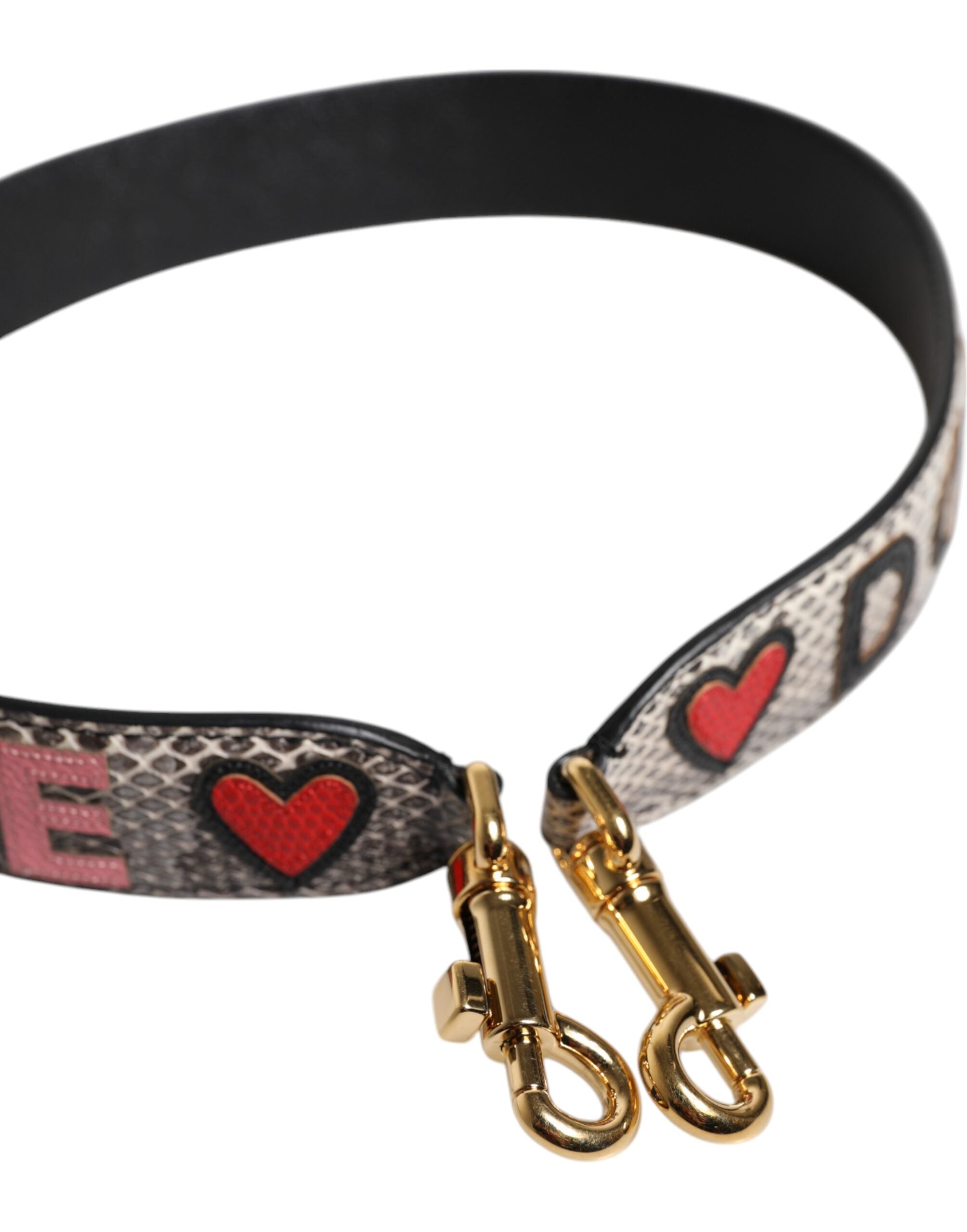 Dolce & Gabbana Multicolor DG AMORE Patch Bag Shoulder Strap Dolce & Gabbana