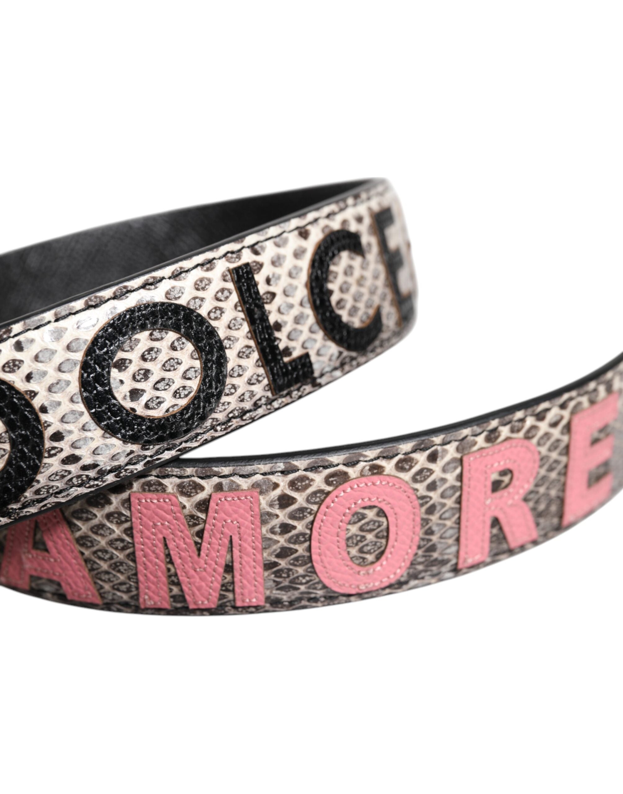 Dolce & Gabbana Multicolor DG AMORE Patch Bag Shoulder Strap Dolce & Gabbana