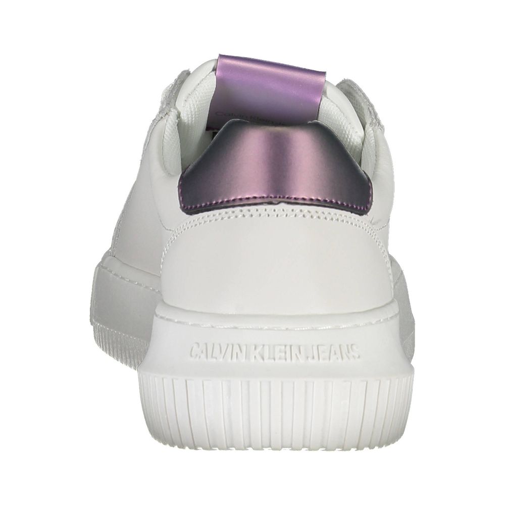 Calvin Klein White Leather Women Sneaker Calvin Klein