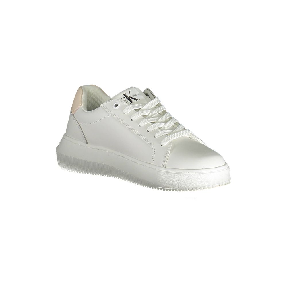 Calvin Klein White Polyester Women Sneaker Calvin Klein