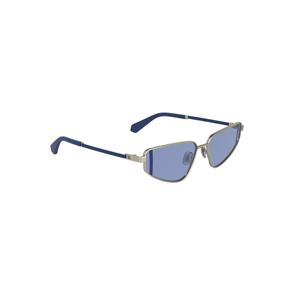 Calvin Klein Gray Metal Women Sunglasses Calvin Klein
