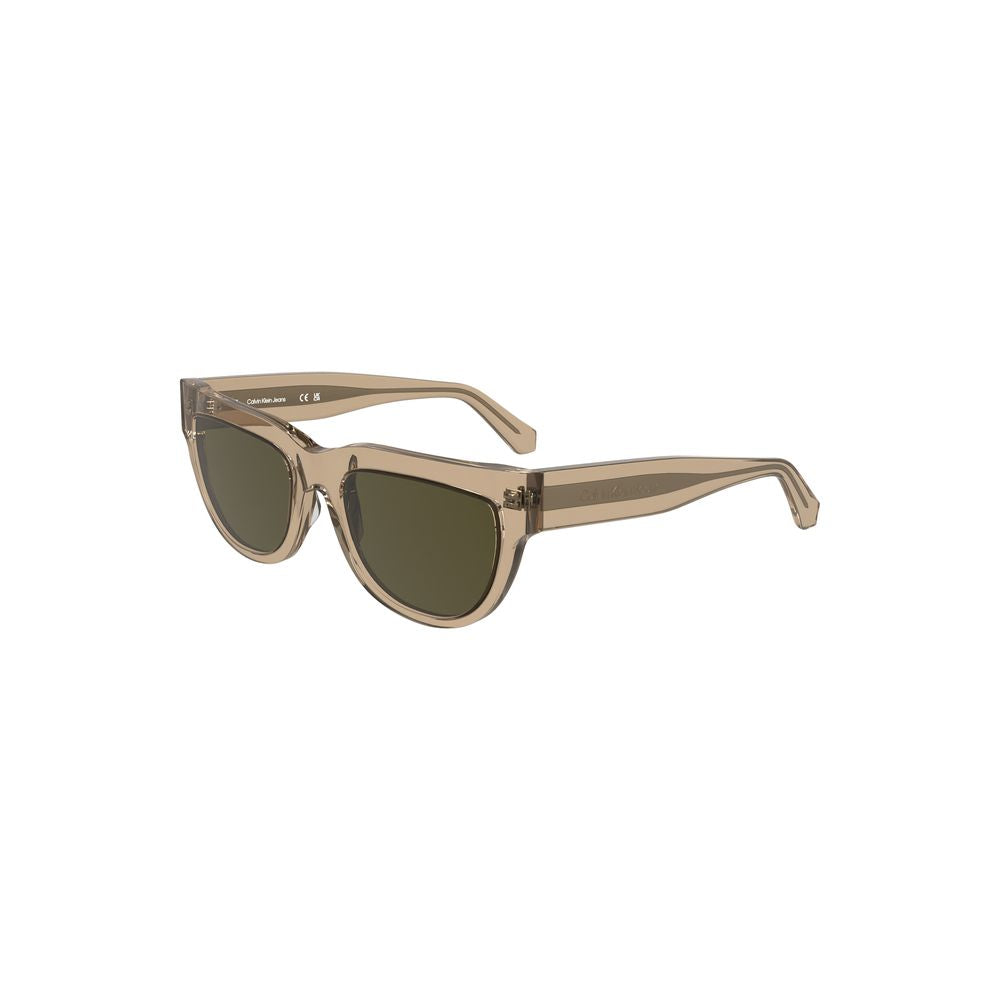 Calvin Klein Brown Acetate Women Sunglasses Calvin Klein